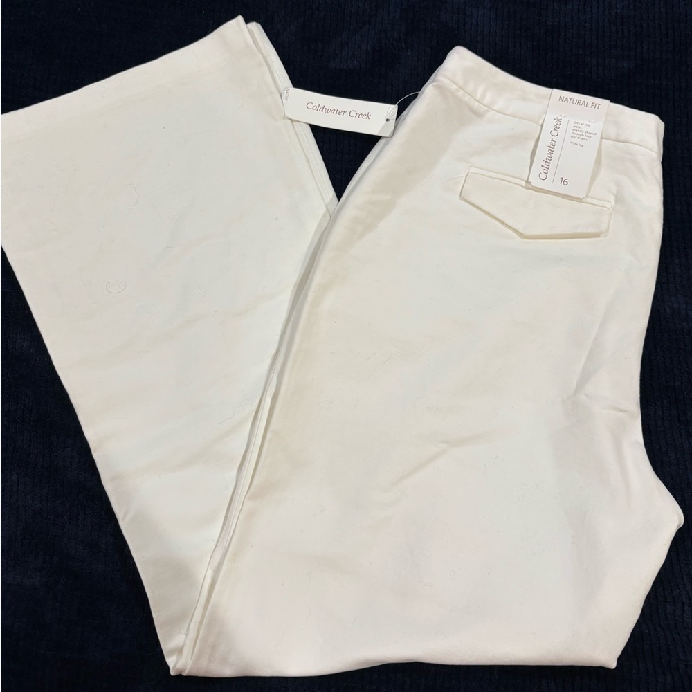 Coldwater Creek Natural Fit Straight Leg Pants